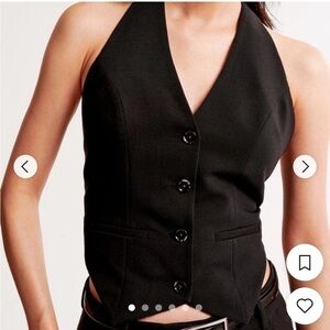 Abercrombie & Fitch backless adjustable vest NWT